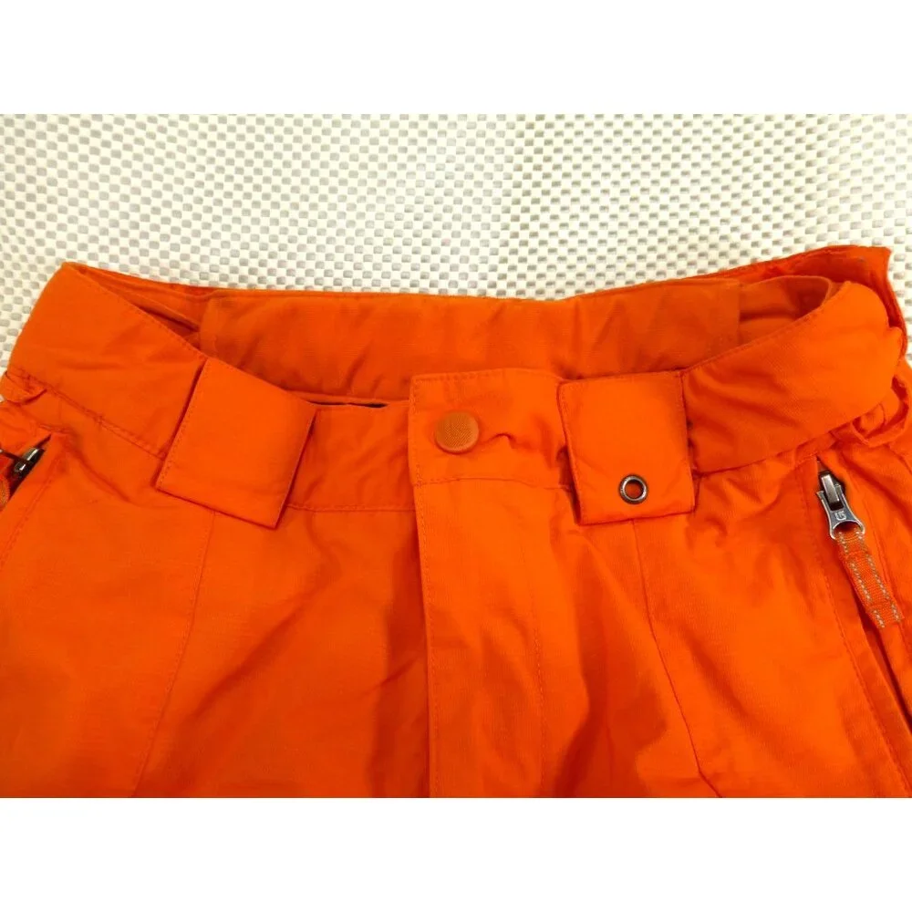 Burton Youth Orange Snow Pants US 14/16 EU 18-155 Durable Adjustable Waist Insul